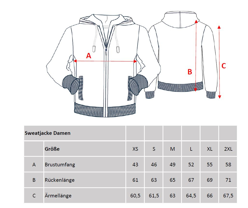 Mein Schiff Damen Sweatjacke grau