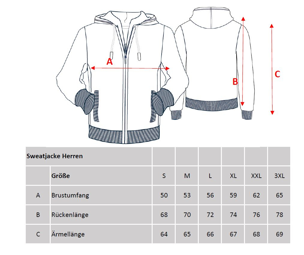 Mein Schiff Herren Sweatjacke