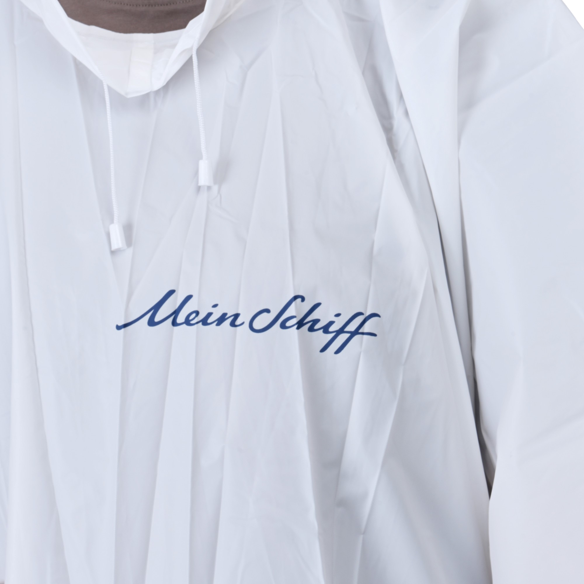 Wiederverwendbarer Regenponcho mit Mein Schiff Design