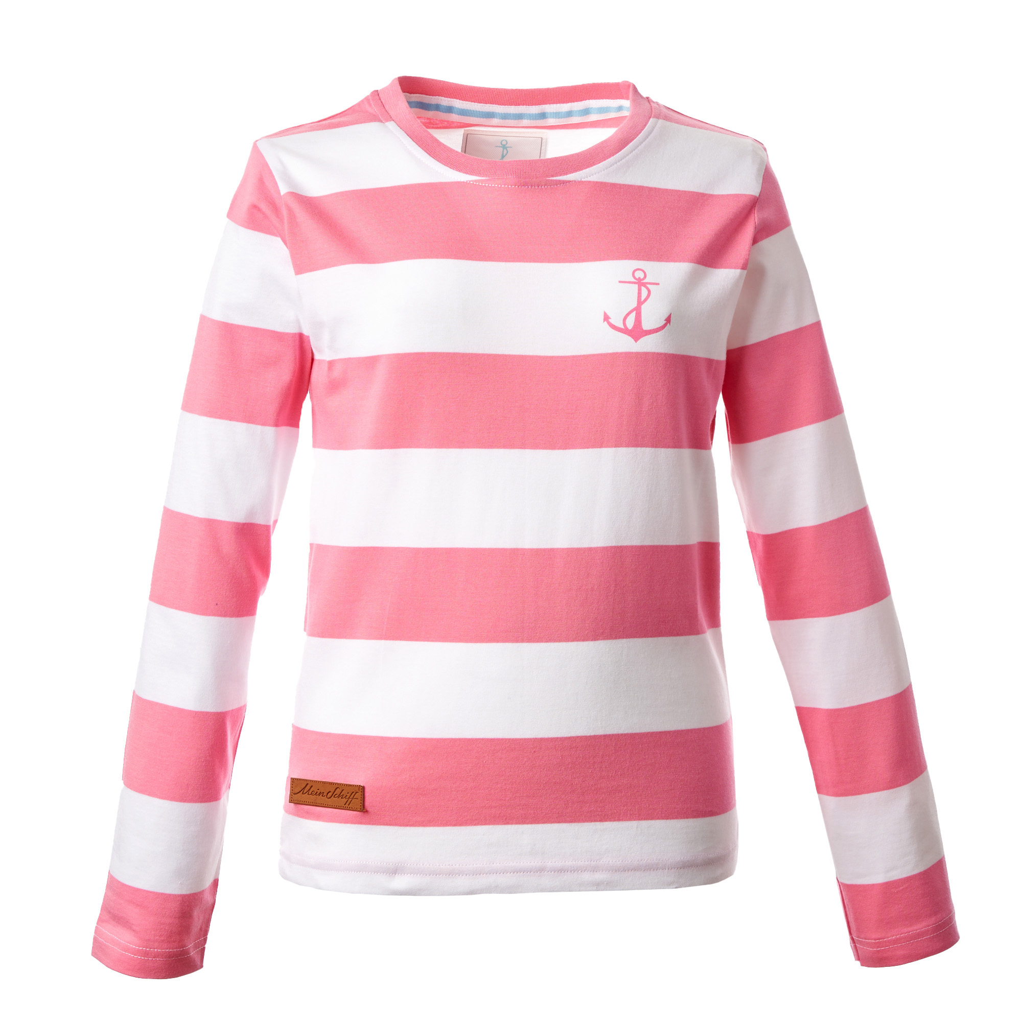 Mein Schiff Kids Langarmshirt, rosa/weiß 2024