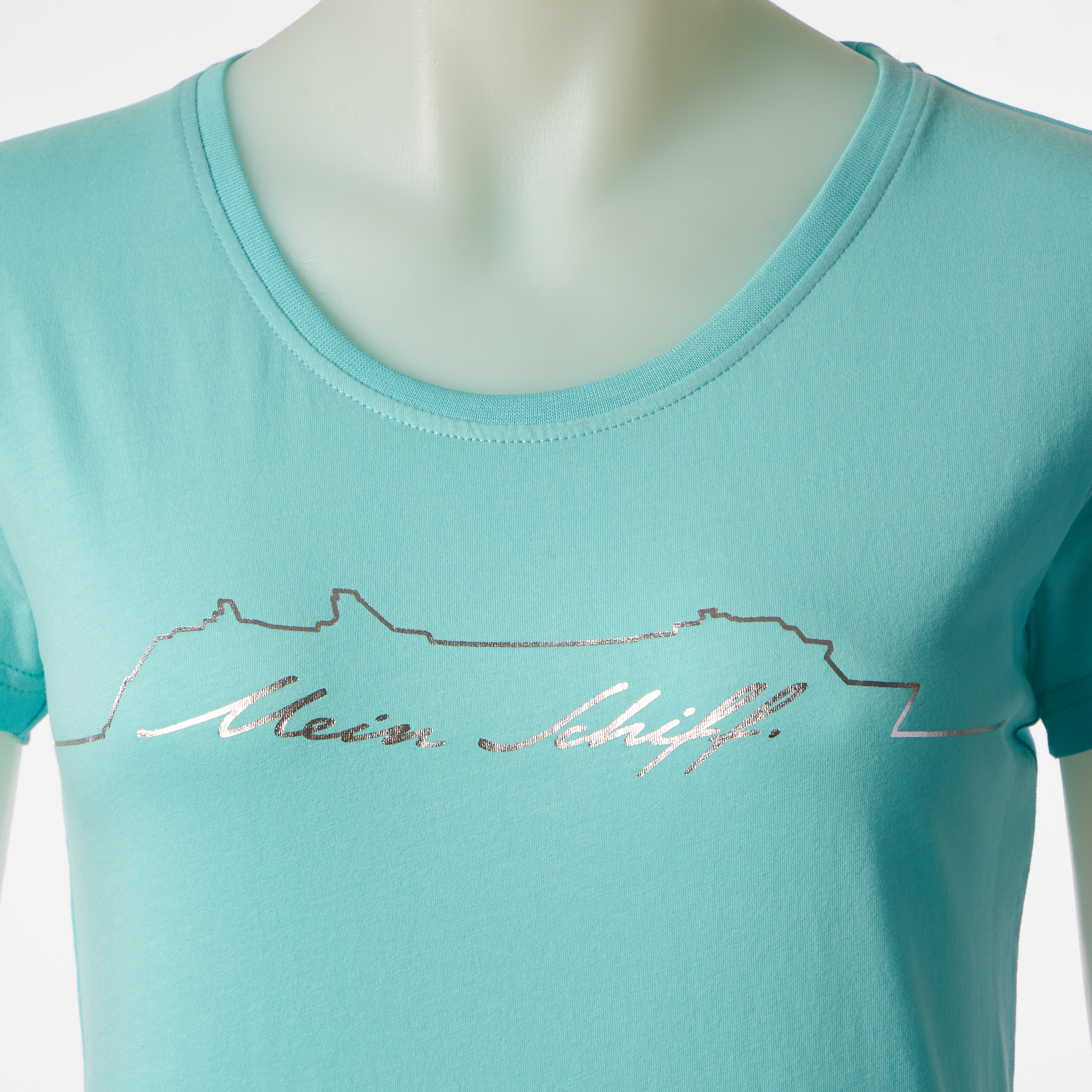 Mein Schiff Damen T-Shirt Türkis 2024