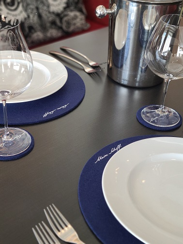 Mein Schiff 2er Tischsets aus PET Filz 