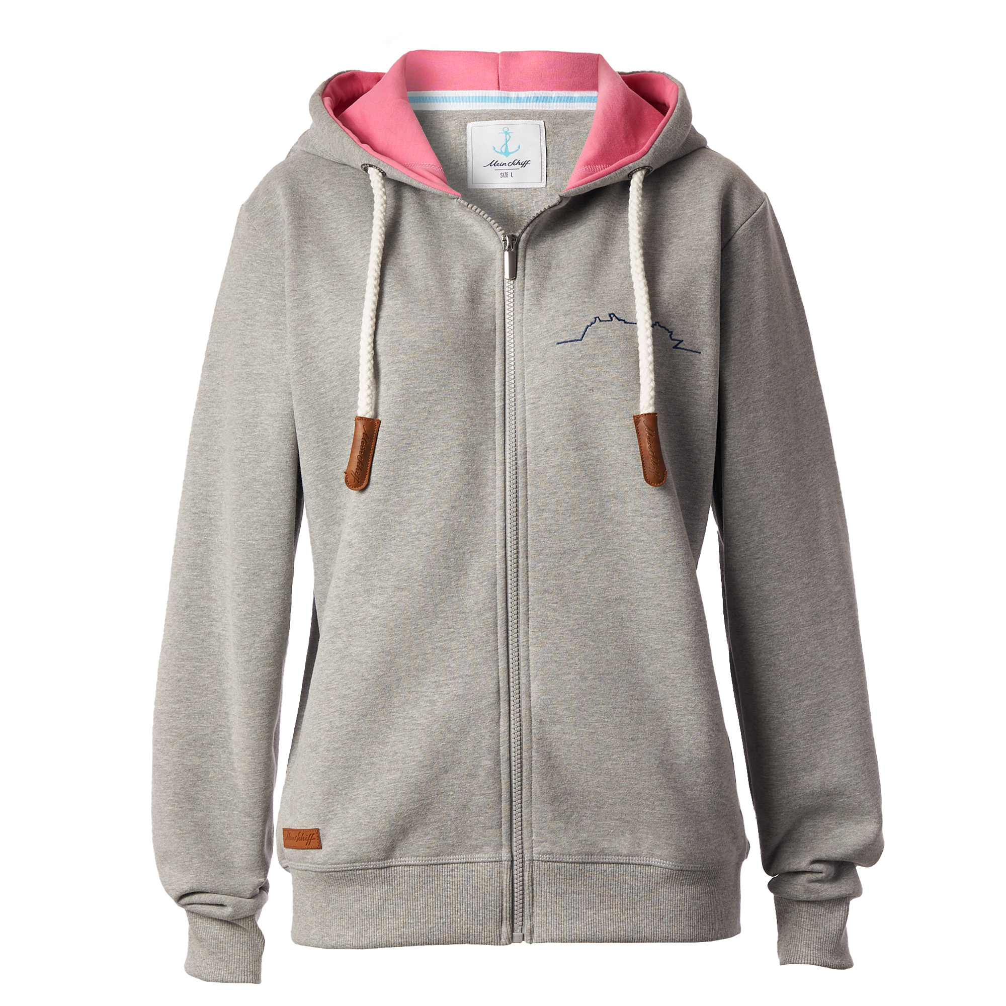 Mein Schiff Damen Sweatjacke grau 2024