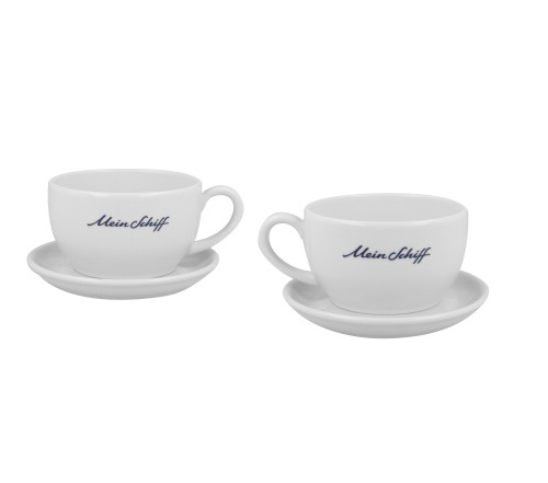 Mein Schiff Kaffee Tassen, Set, 4 teilg