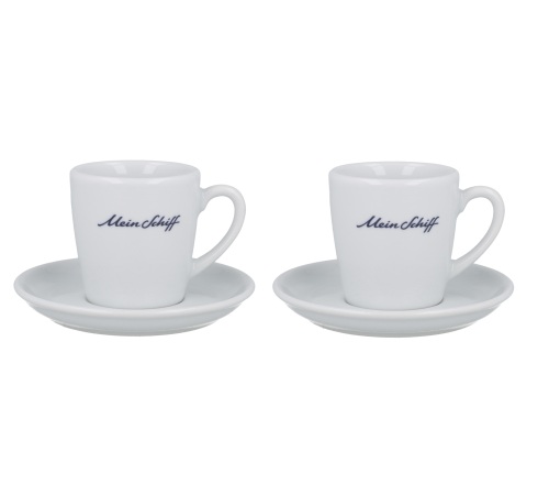 Mein Schiff Espressotassen, Set, 4 teilg