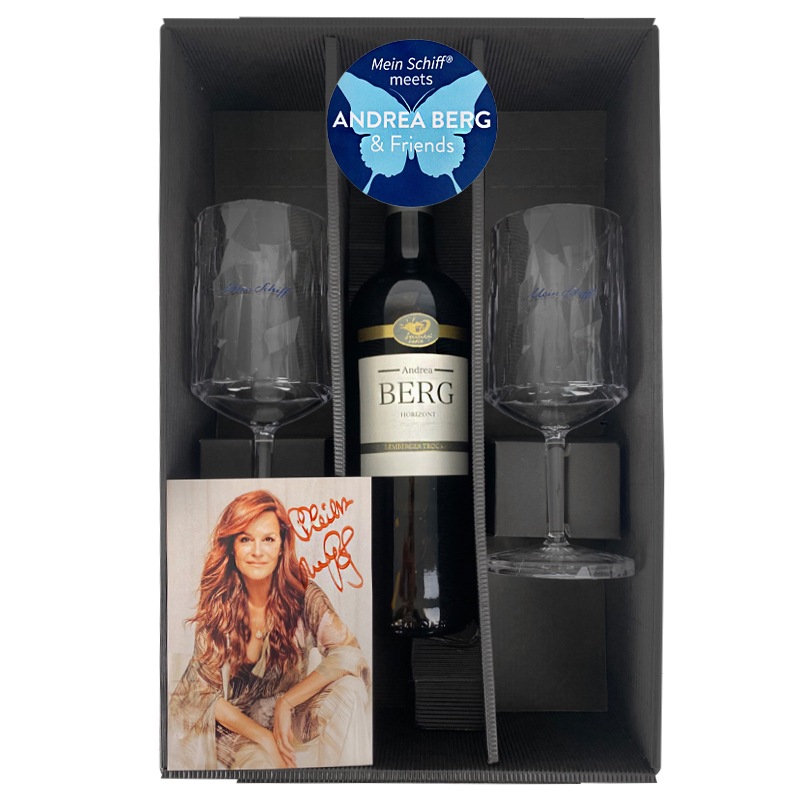 Mein Schiff Geschenkset 3er „Rotwein“ Edition Andrea Berg